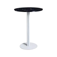 Black Marble Stone Black Edge Band