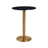 Black Marble Stone Black Edge Band