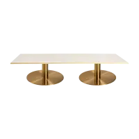 Ivory Slate Gold Edge