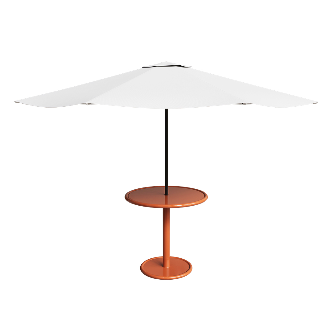 Sonora Picnic Bar Table with Standard Umbrella - Desert Sand