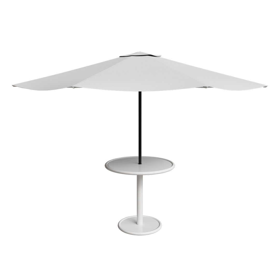 Sonora Picnic Bar Table with Standard Umbrella - Salt