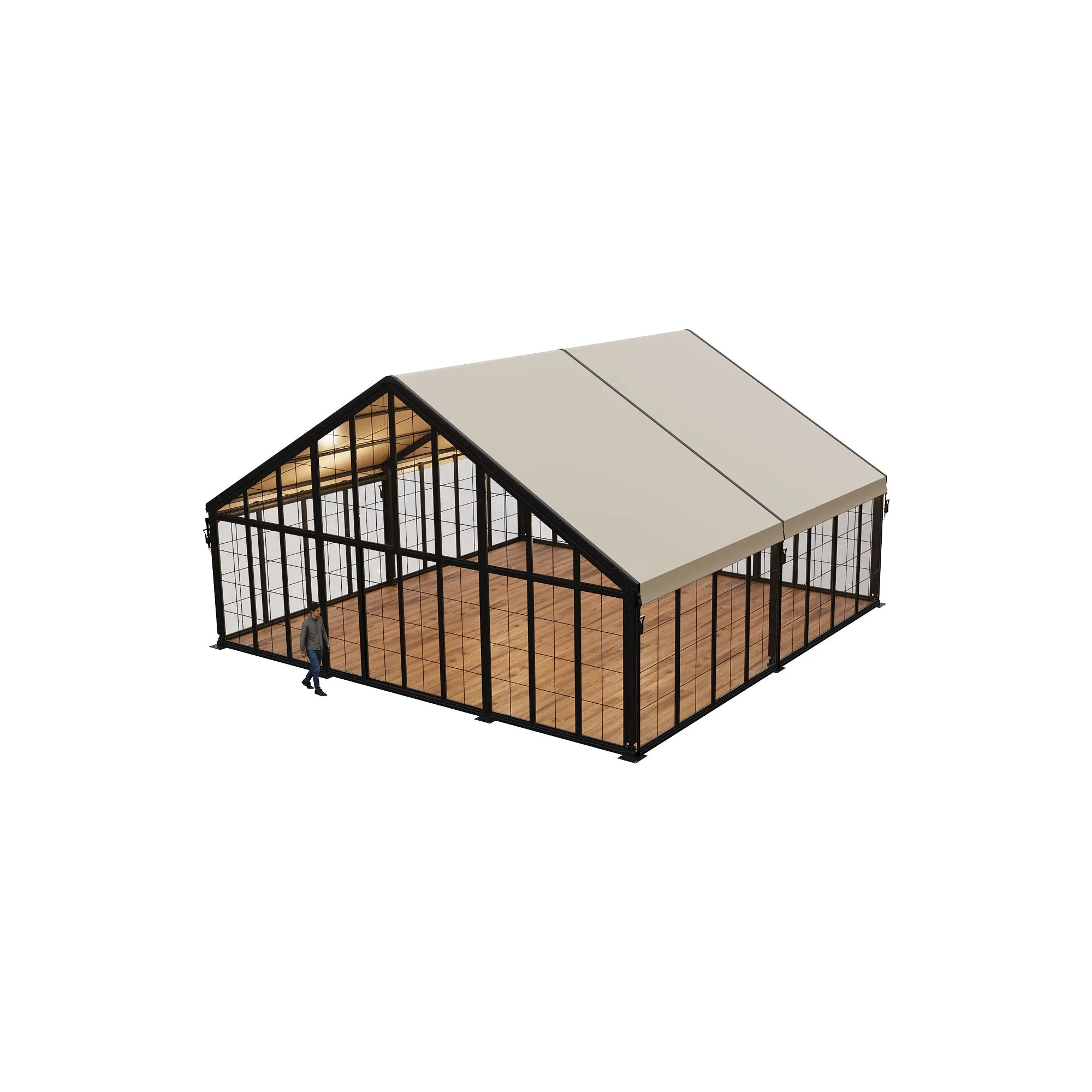 Beige roof